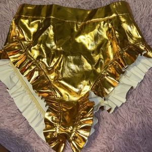 Gold shorts